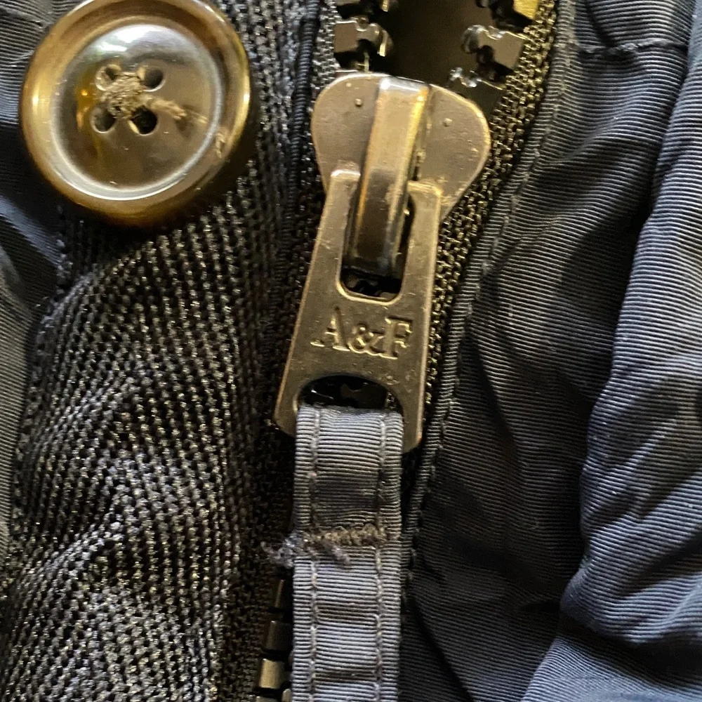 Abercrombie & Fitch Navy Field Jacket - Picture 7 of 11